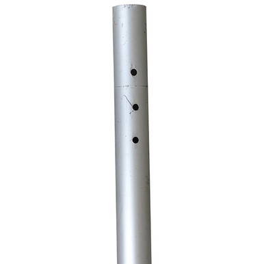 15' Pinnacle Mast Top, tall cylindrical metal antenna mast with multiple mounting holes for equipment installation.