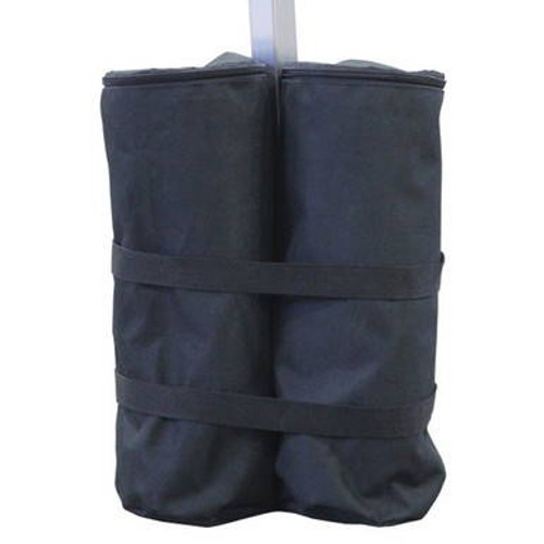 Fast shade sandbag is a weight option to secure canopy down. Fast shade sandbag is a weight option to secure canopy down.