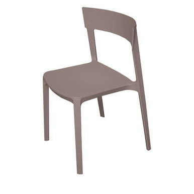 Beige Bedford Modern Side Chair, elegant contemporary chair with a cushioned seat and a sleek wooden frame.