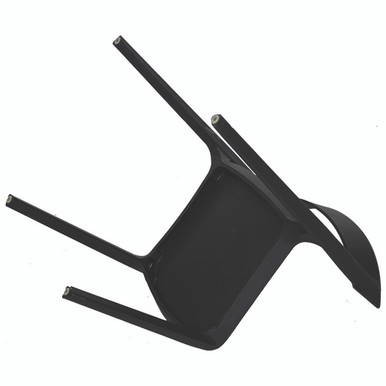 Black Bedford Modern Side Chair