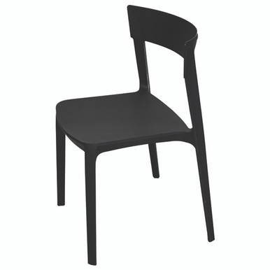 Black Bedford Modern Side Chair