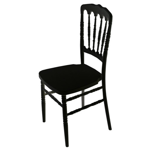 Black Fayette Napoleon Chair