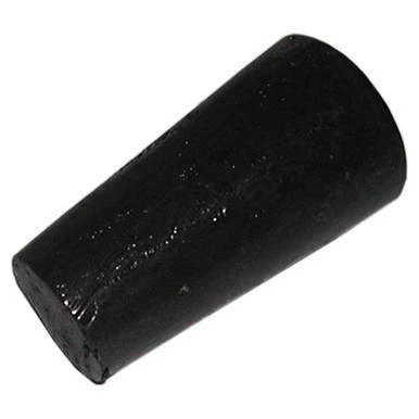 7/8 inch Asphalt Plug, black rubber cylindrical plug for sealing asphalt surfaces.
