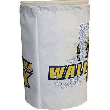 Elastic Barrel Cover, Open Top for protecting barrels and drums from dust and debris.