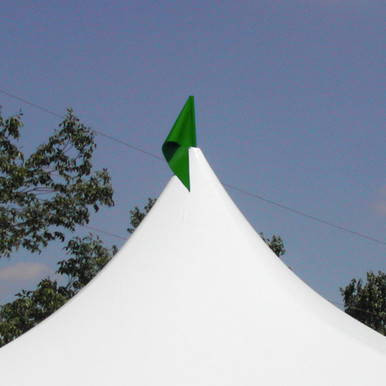 Yellow 12'' x 27'' Pole Flag