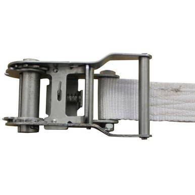 1.5''x47'' Ratchet Bottom, close-up of ratchet strap with metal ratchet mechanism and fabric strap.