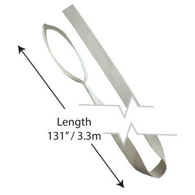 1.5'' x 131'' Strap Top, medical elastic strap for securing medical devices with adjustable length.