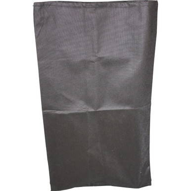 Single Chair Sleeve, image of a black protective chair cover or sleeve made of fabric material.