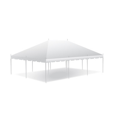 20' x 30' Presto Series Pole Canopy, 1 Piece Tent Top, Complete