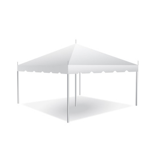 15' x 15' Classic Series Pole Tent, 1 Piece Tent Top, Complete 15' x 15' Classic Series Pole Tent, 1 Piece Tent Top, Complete