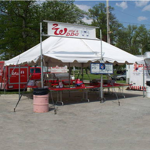 20' x 20' Classic Series Pole Tent, Sectional Tent Top, Complete 20' x 20' Classic Series Pole Tent, Sectional Tent Top, Complete