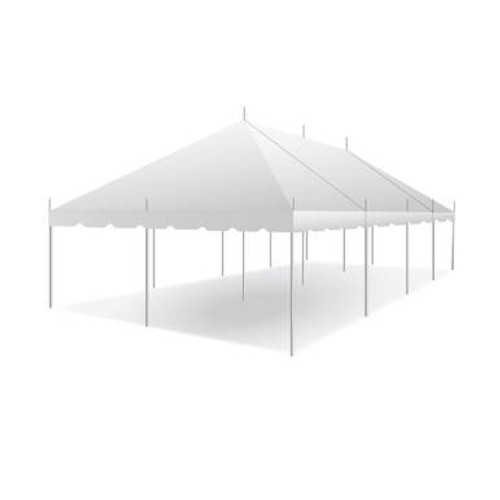 20' x 40' Classic Series Pole Tent, Sectional Tent Top, Complete 20' x 40' Classic Series Pole Tent, Sectional Tent Top, Complete