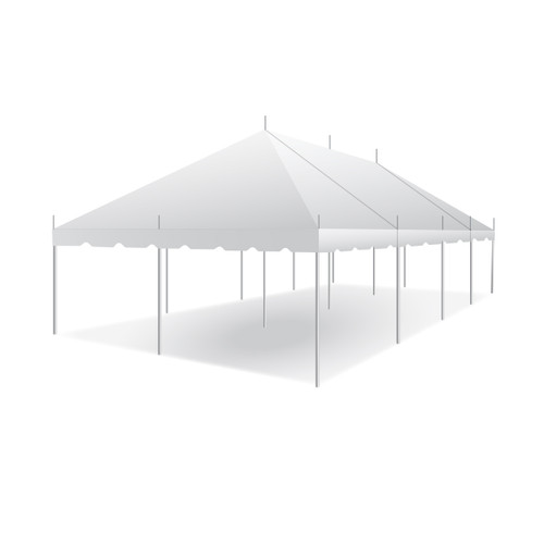 20' x 40' Classic Series Pole Tent, Sectional Tent Top, Complete