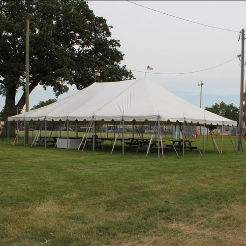 30' x 45' Classic Series Pole Tent, Sectional Tent Top, Complete