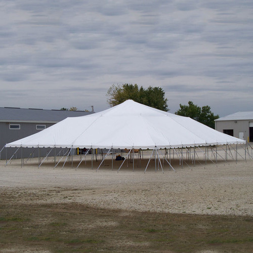 60' x 60' Classic Series Pole Tent, Sectional Tent Top, Complete