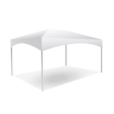 10' x 15' Master Series Frame Tent, 1 Piece Tent Top, Complete