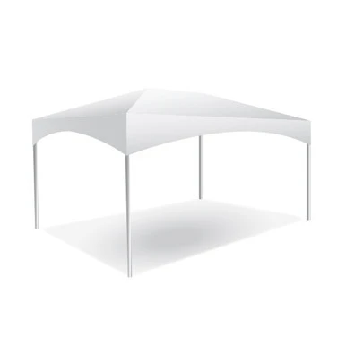 Celina Tent 10' x 15' Master Series Frame Tent, 1 Piece Tent Top, Complete, white outdoor event tent with sturdy metal frame and durable canopy. 