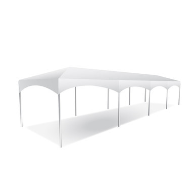 10' x 40' Master Series Frame Tent, 1 Piece Tent Top, Complete