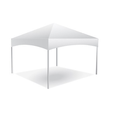 Celina Tent 12' x 12' Master Series Frame Tent, 1 Piece Tent Top, Complete, large outdoor event canopy with white fabric and sturdy frame for gatherings and parties.