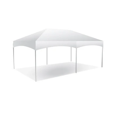 Celina Tent 12' x 20' Master Series Frame Tent, 1 Piece Tent Top, Complete, white outdoor canopy tent with metal frame and fabric top canopy for events and gatherings.