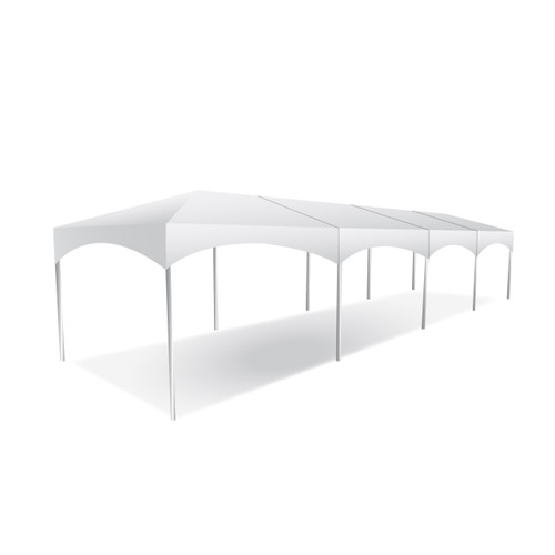 10' x 40' Master Series Frame Tent, Sectional Tent Top, Complete