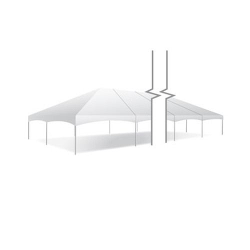 30' x 120' Master Series Frame Tent, Sectional Tent Top, Complete 30' x 120' Master Series Frame Tent, Sectional Tent Top, Complete
