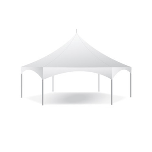 30' Pinnacle Series Hexagon High Peak Frame Tent / Cross Cable Marquee, Complete 30' Pinnacle Series Hexagon High Peak Frame Tent / Cross Cable Marquee, Complete