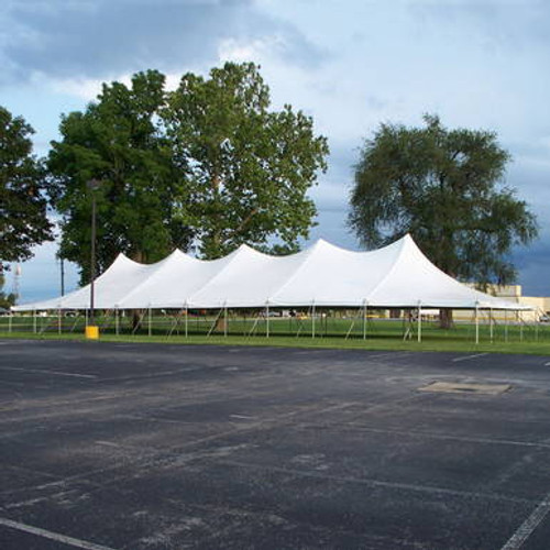 40' x 120' Premiere I Series High Peak Pole Tent, Sectional Tent Top, Complete 40' x 120' Premiere I Series High Peak Pole Tent, Sectional Tent Top, Complete