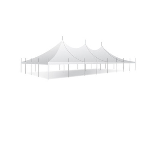40' x 80' Premiere I Series High Peak Pole Tent, Sectional Tent Top, Complete 40' x 80' Premiere I Series High Peak Pole Tent, Sectional Tent Top, Complete