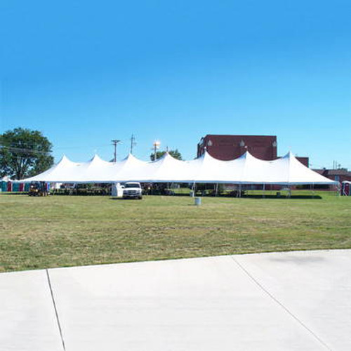 40' x 160' Premiere II Series High Peak Pole Tent, Sectional Tent Top, Complete 40' x 160' Premiere II Series High Peak Pole Tent, Sectional Tent Top, Complete