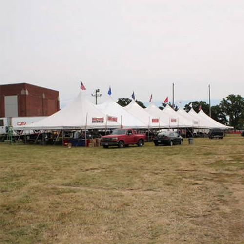 40' x 180' Premiere II Series High Peak Pole Tent, Sectional Tent Top, Complete 40' x 180' Premiere II Series High Peak Pole Tent, Sectional Tent Top, Complete