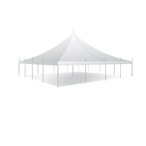 40' x 40' Premiere II Series High Peak Pole Tent, Sectional Tent Top, Complete 40' x 40' Premiere II Series High Peak Pole Tent, Sectional Tent Top, Complete