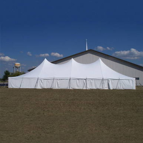 40' x 80' Premiere II Series High Peak Pole Tent, Sectional Tent Top, Complete 40' x 80' Premiere II Series High Peak Pole Tent, Sectional Tent Top, Complete