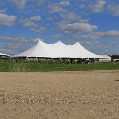 60' x 120' Premiere II Series High Peak Pole Tent, Sectional Tent Top, Complete 60' x 120' Premiere II Series High Peak Pole Tent, Sectional Tent Top, Complete