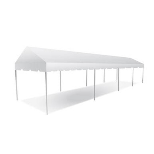 10' x 40' Classic Series Gable End Frame Tent, 1 Piece Tent Top, Complete 10' x 40' Classic Series Gable End Frame Tent, 1 Piece Tent Top, Complete