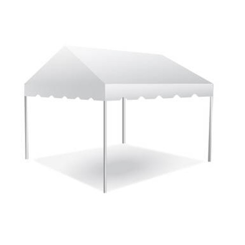 12' x 12' Classic Series Gable End Frame Tent, 1 Piece Tent Top, Complete 12' x 12' Classic Series Gable End Frame Tent, 1 Piece Tent Top, Complete