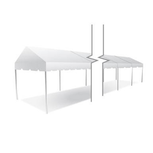 10' x 80' Classic Series Gable End Frame Tent, Sectional Tent Top, Complete