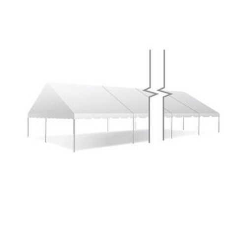 30' x 195' Classic Series Gable End Frame Tent, Sectional Tent Top, Complete 30' x 195' Classic Series Gable End Frame Tent, Sectional Tent Top, Complete