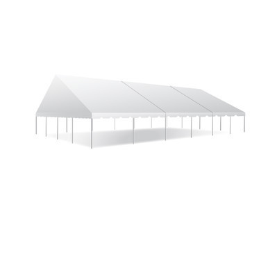 40' x 60' Classic Series Gable End Frame Tent, Sectional Tent Top, Complete, large outdoor event tent with gable end design and sturdy frame structure.