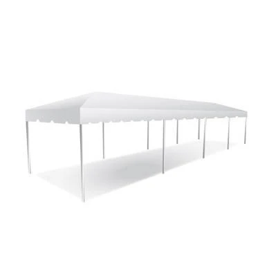 Celina Tent 10' x 40' Classic Series Frame Tent, 1 Piece Tent Top, Complete, white outdoor event tent with sturdy frame and spacious coverage.