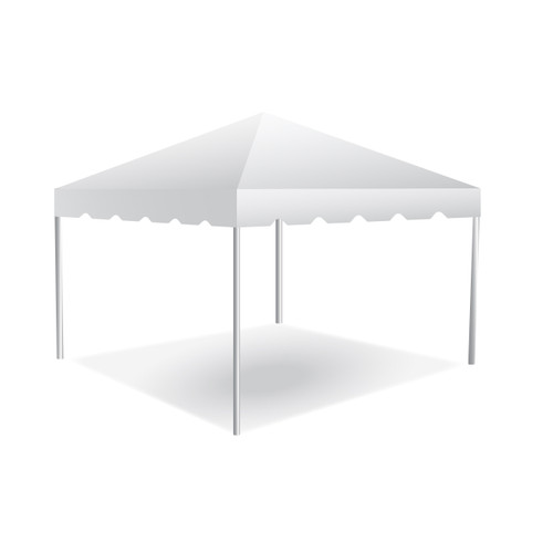 12' x 12' Classic Series Frame Tent, 1 Piece Tent Top, Complete