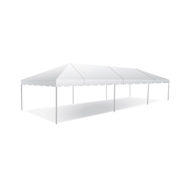 15' x 45' Classic Series Frame Tent, sectional tent top, complete, white outdoor event tent with sturdy frame and canopy for gatherings and events.