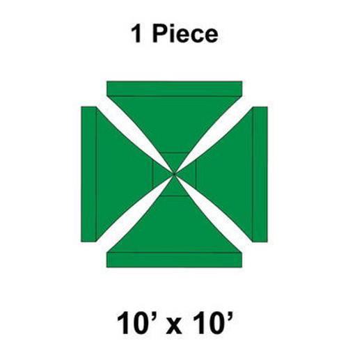 10' x 10' Fast Shade Top, Green 10' x 10' Fast Shade Top, Green