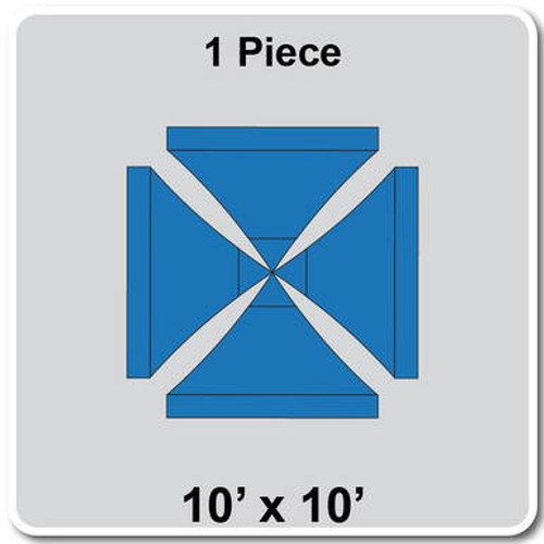 10' x 10' Fast Shade Top, Blue 10' x 10' Fast Shade Top, Blue