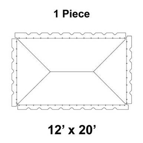 12' x 20' Classic Frame Tent, 1 Piece, 16 oz. Ratchet Top Replacement-product-main_image -product-main_image