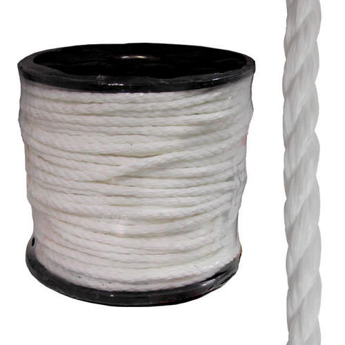 Rope, 5/8'' White, Polypropylene, 600' per Spool