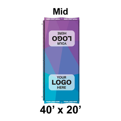 40' x 20' Master Series Frame Tent Mid, 16 oz. Ratchet Top, Full Digital Print 40' x 20' Master Series Frame Tent Mid, 16 oz. Ratchet Top, Full Digital Print