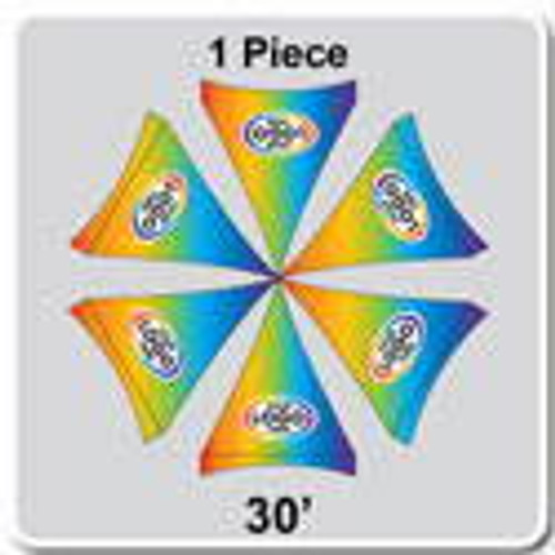 30' Digital Print Hexagon Pinnacle Series Cross Cable Tent-product-main_image -product-main_image