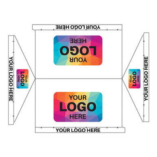 15' x 15' Gable Frame Tent, 1 Piece, 16 oz. Ratchet Top, Logo/Valance Print Only 15' x 15' Gable Frame Tent, 1 Piece, 16 oz. Ratchet Top, Logo/Valance Print Only