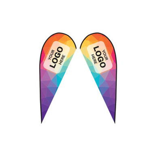 7' Tear Drop, Double Sided